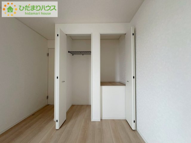 ひたちなか市高野第7　新築戸建の収納|全室にクローゼットが付いていて、お部屋の住空間もスッキリ広々つかえそうです(^^)/