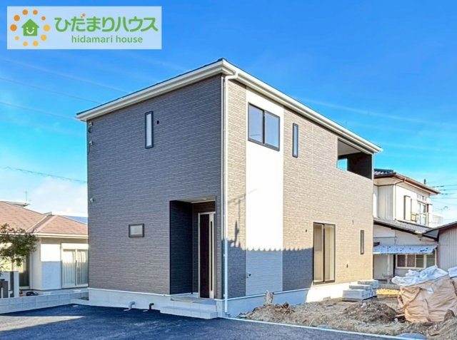 ひたちなか市高野第7　新築戸建の外観パース|スタイリッシュな外観です(^^)/