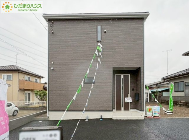 ひたちなか市高野第7　新築戸建の外観|スタイリッシュな外観です(^^)/