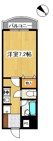 【間取り】 | エクセル富士見 | 反転あり