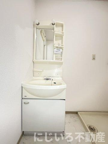 エスパシオ那賀川Bの洗面所