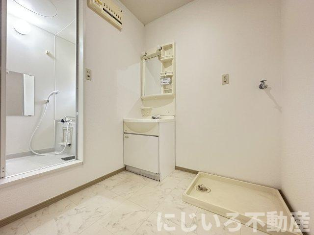 エスパシオ那賀川Bの洗面所