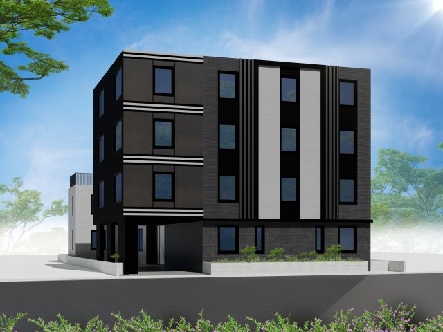 グランピア四谷の外観パース