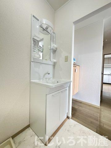 エスパシオ那賀川Bの洗面所