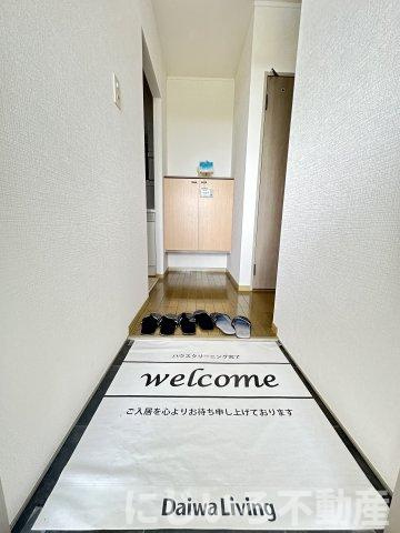 エスパシオ那賀川Bの玄関