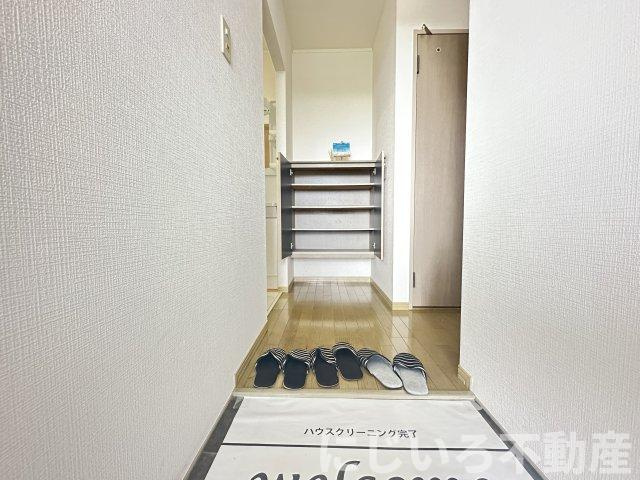エスパシオ那賀川Bの玄関