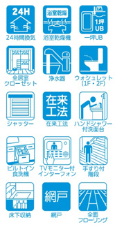 【構造・工法・仕様】 | 【仲介手数料無料！！】八王子市鹿島　新築戸建て（全2棟）2号棟 4699万円