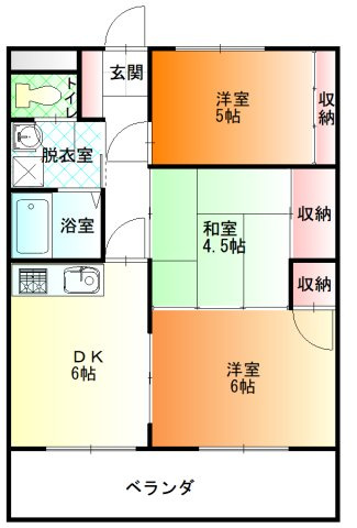 ヴィラージュ木崎の間取り