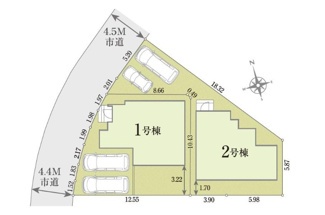 【区画図】 | リナージュ野洲市近江富士　第1期　1号棟