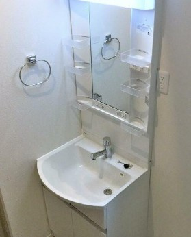 【独立洗面台】 | ヴェルデ | 嬉しい独立洗面台付き。