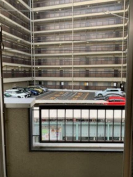 コーポタマキのバルコニー