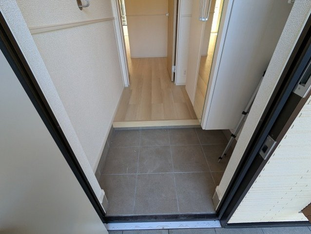 太宰府市宰府５丁目のアパートの玄関|毎日通る玄関はこちらです