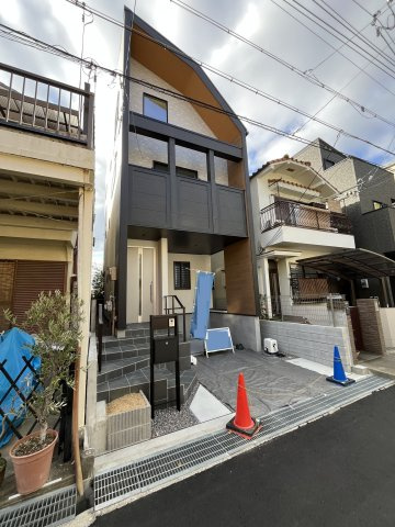 「神戸市東灘区新築一戸建」深江南町1丁目デザイナーズ住宅の外観|物件の外観です　3階建住宅