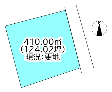 庄内町4丁目　売土地の土地図
