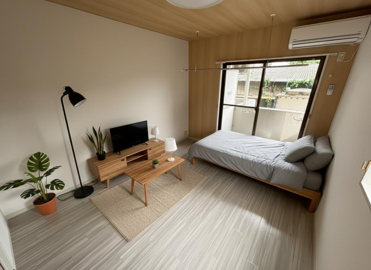 ヴィラージュささほこの居間・リビング|本画像はCGで作成しており実際に現地に家具は置かれておりません。また賃料に家具は含まれておりません。