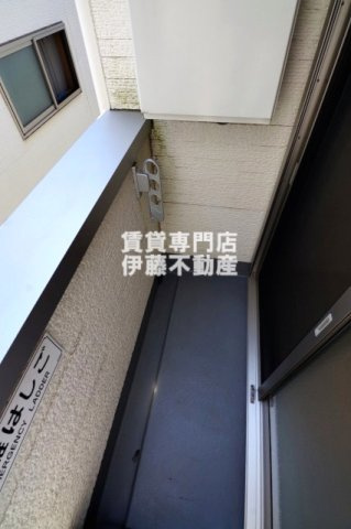 ハーモニーテラス水切町のバルコニー