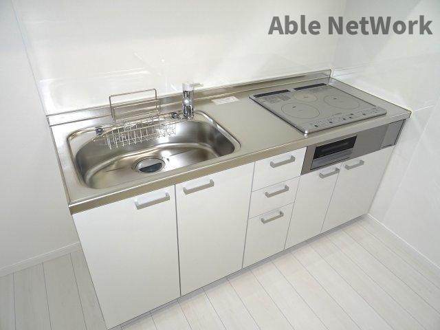 ＳＵＮ－Ｃｕｂｅのキッチン|IHコンロ＆グリル付きキッチン