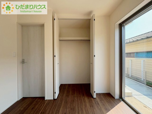 日立市東大沼町第1　新築戸建　2号棟の収納|全室にクローゼットが付いていて、お部屋の住空間もスッキリ広々つかえそうです(^^)/