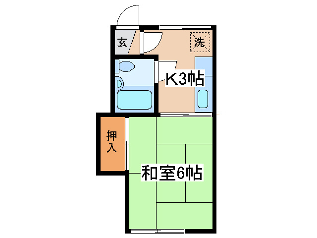アートハイツの間取り