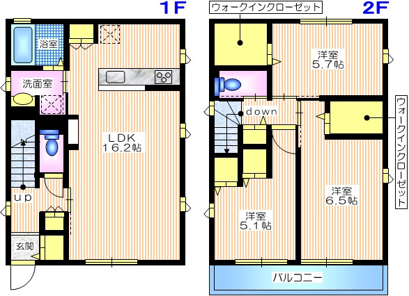 横濱ヒルズの間取り