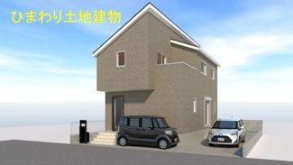【外観パース】 | 大和市上和田 6号棟 | イメージパースです。実際とは異なる場合があります。