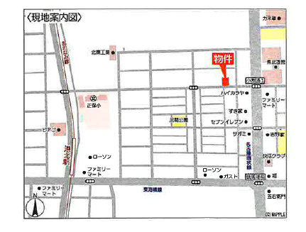 港区川間町倉庫の外観