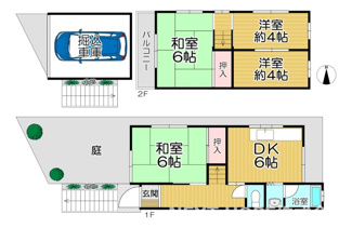 【間取り】 | 錦松台