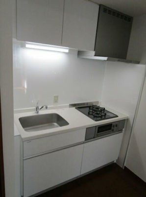 【キッチン】 | オークコート | グリル付き2口コンロ。