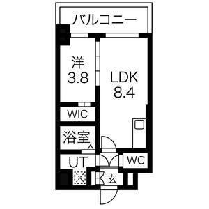 エスリードレジデンス梅田マークスの間取り
