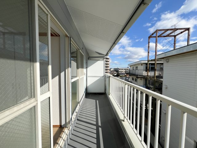 リバプール桟四のバルコニー