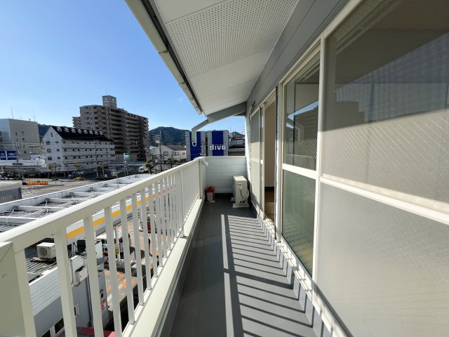 リバプール桟四のバルコニー