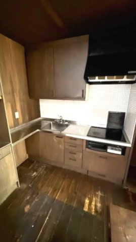 大阪市住之江区東加賀屋2丁目   貸家のキッチン|キッチンです