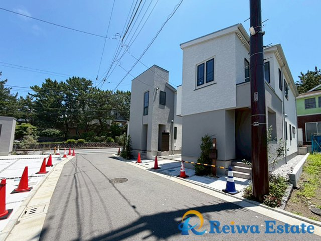 新築戸建　茅ヶ崎市柳島海岸の前面道路含む現地写真