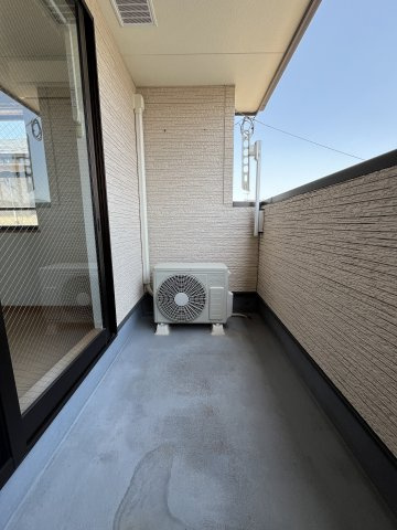 アップヴィレッジＡのバルコニー
