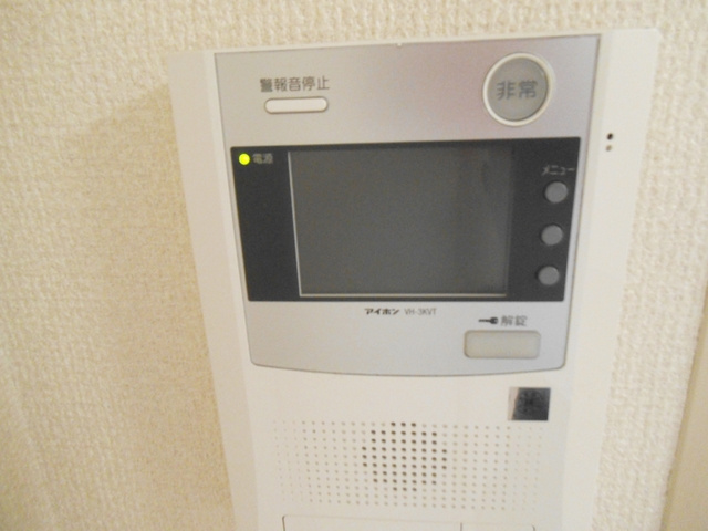 シティ・ヴィラ石井のセキュリティ|モニター付きインターホンで安心ですね♪