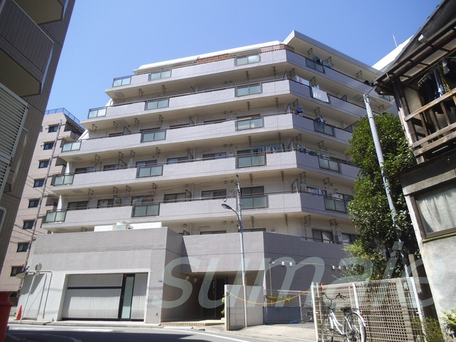 シティ・ヴィラ石井の外観|外壁タイル貼りのキレイなマンションです。