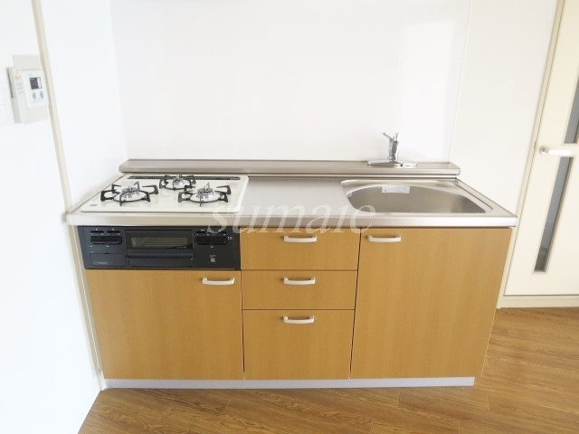 シティ・ヴィラ石井のキッチン|3口コンロです☆