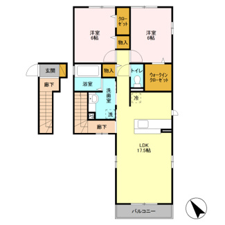 【間取り】 | ラ・ルミエール