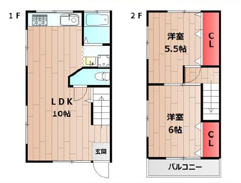 ウララハウスⅡの間取り