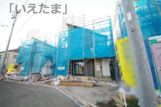 【外観】 | 【仲介手数料無料！！】府中市多磨町2丁目　新築戸建て（全7棟）2号棟　5990万円 | 令和7年12月12日撮影　建築中