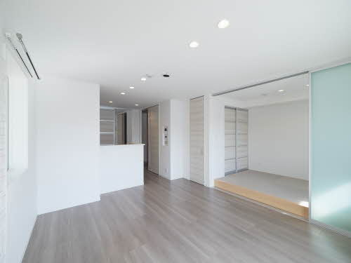 La maison roseの居間・リビング