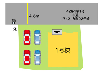 【区画図】 | 戸畑区丸町3丁目1期 | 【お部屋探しのコツ】物件の検討と一緒に銀行の事前審査を行ってください。お申込みが被った際やお値引き交渉に有利になります(*^-^*)