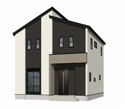 【外観パース】 | 戸畑区丸町3丁目1期 | 【提携ローン利用可能】家賃と比べてください！金利0.6％台から提案可能です。家電費用やリフォーム費用も組み込めます。金利の高い車のローンもおまとめ提案できます(*^-^*)