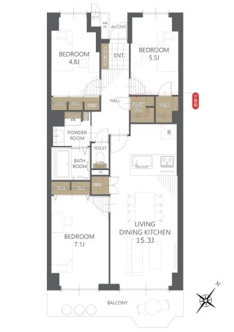 【間取り】ソフィア上尾B棟 