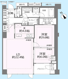 【間取り】 | プラウド六本木