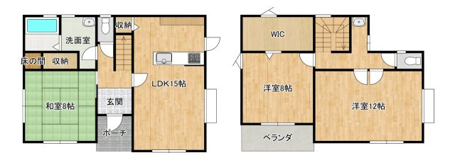 壬生町大師町　中古戸建の間取り