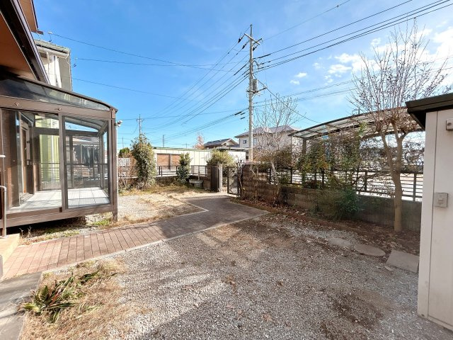 壬生町大師町　中古戸建の庭