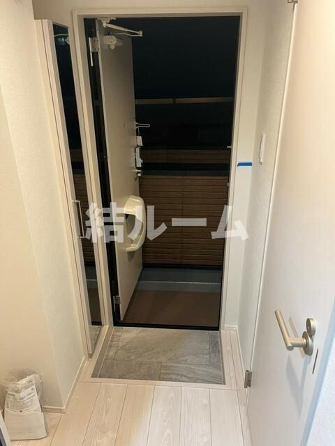 板橋区中台１丁目のアパートの玄関