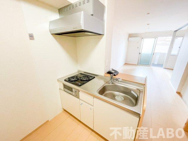 ラ・ヴィ・アン・フルールのキッチン