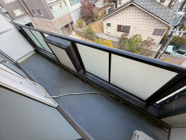 フリーデ北風呂のバルコニー